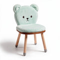 Unicorn plush chair for kids 40 x 40 x 70cm with metal legs in pink